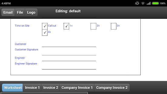 Free Download Customer Worksheets APK for Android