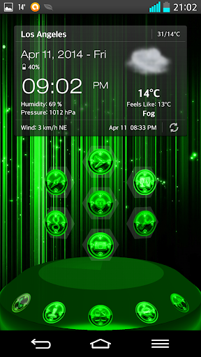 Next Launcher 3D RingsG Theme