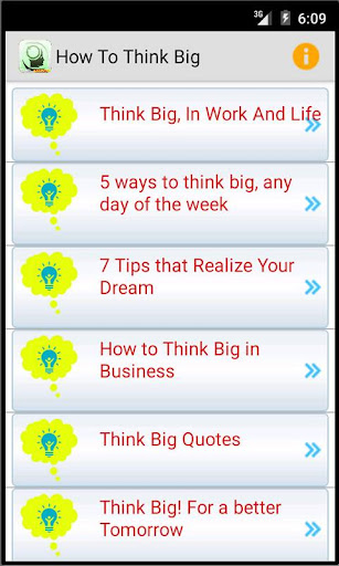 How To Think Big