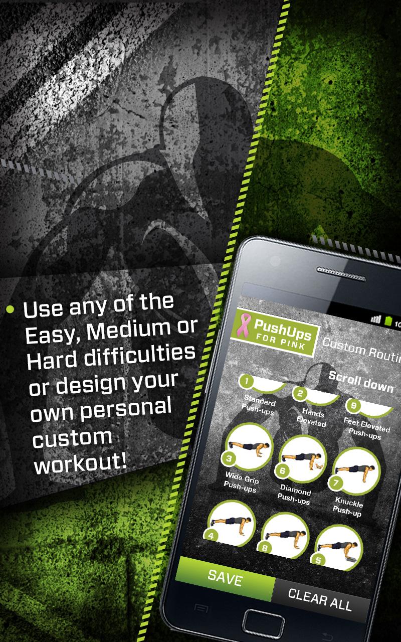 Push Ups (Chest) Trainer Screen 3