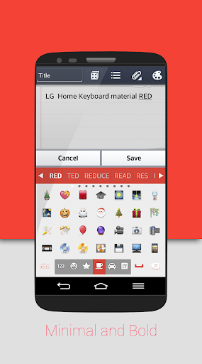 【免費個人化App】MatRed Keyboard LG Theme-APP點子