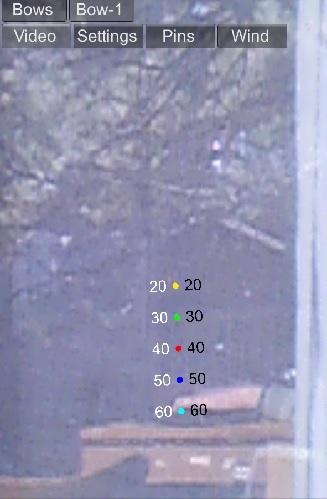 Android application SPT Bow Sight screenshort