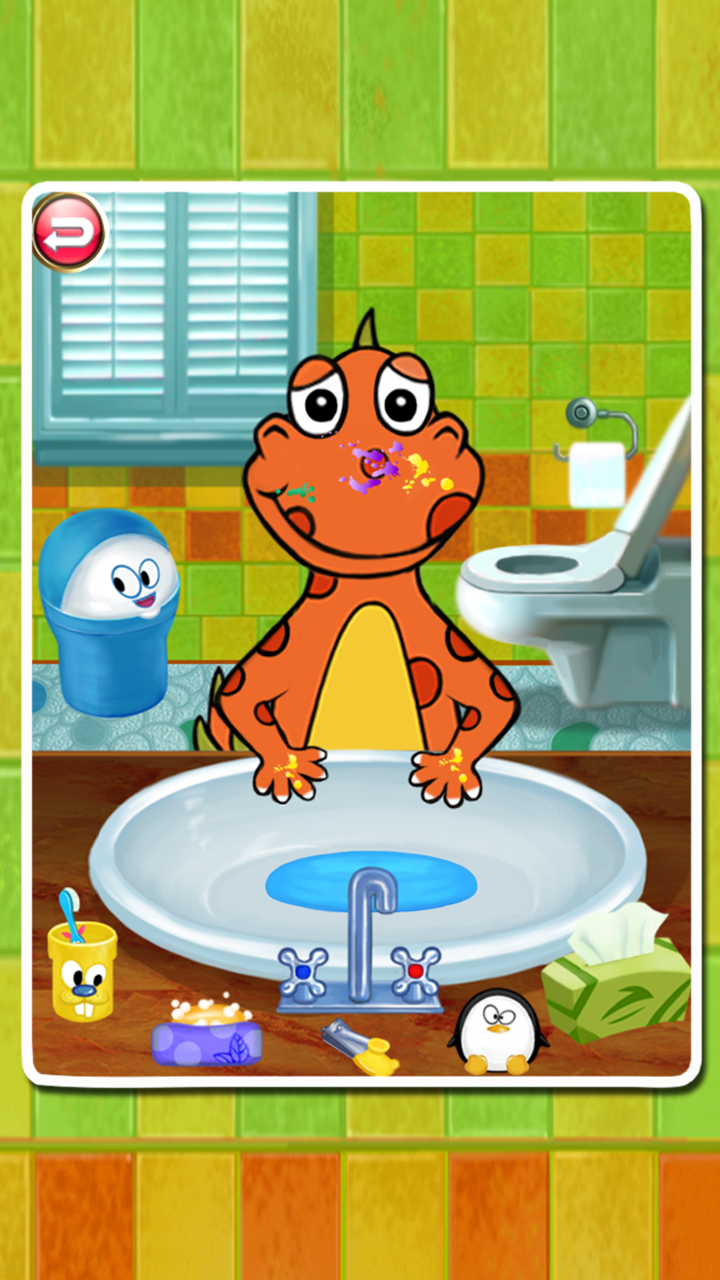 Dino Bath &amp; Dress Up Screen 2