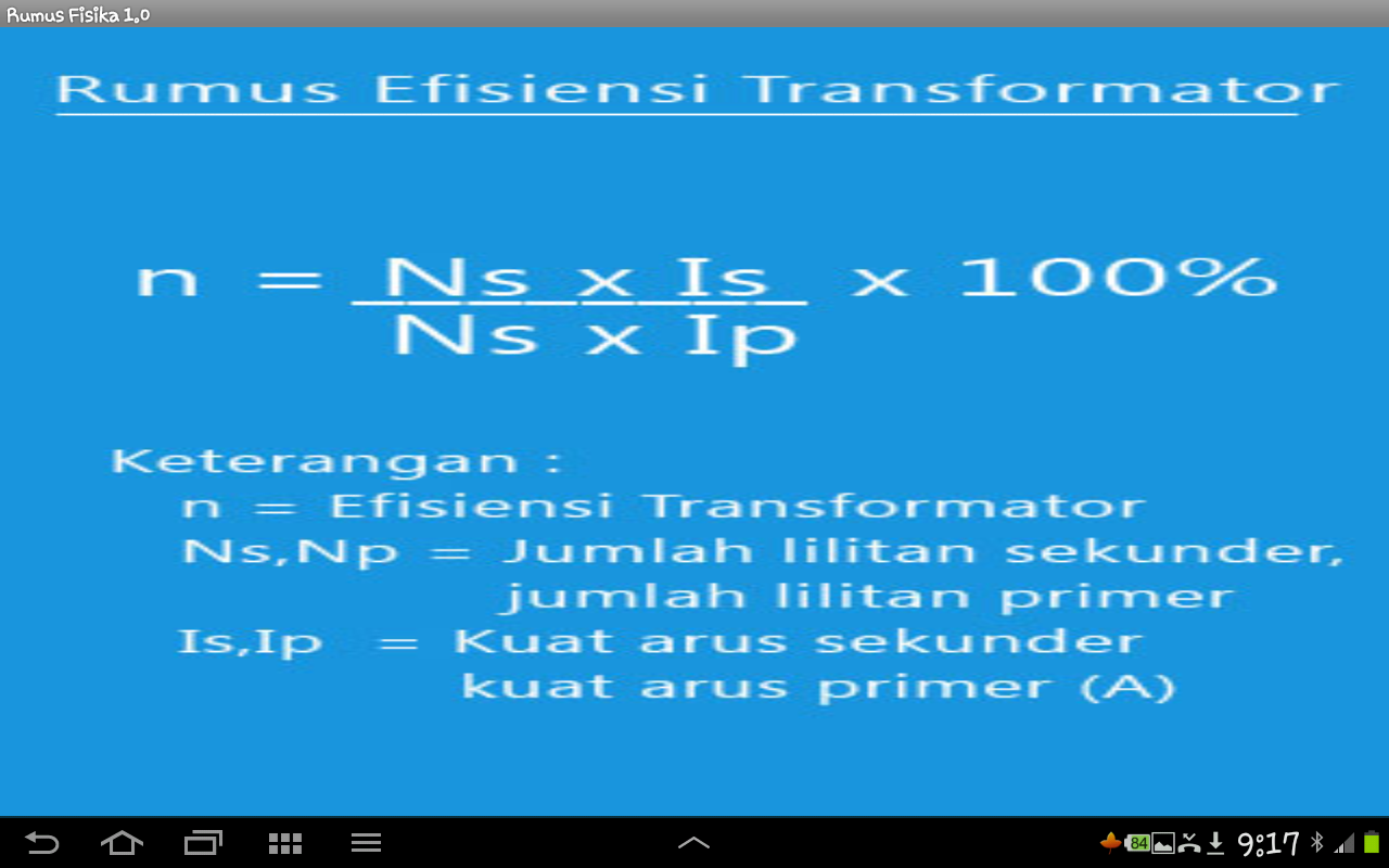 Rumus Rumus Fisika Apl Android Di Google Play