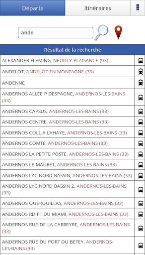 Horaires Gares Itinéraires