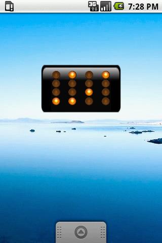 Android application Binary LED Clock Widget screenshort