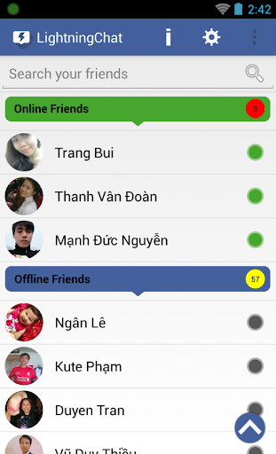 ดาวน์โหลด แชท สายฟ้า สำหรับ Facebook รุ่น 1.0.0.9 สำหรับ Android