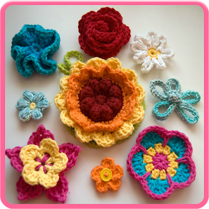 Crochet Flower Tutorial LOGO-APP點子