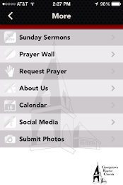 Georgetown Baptist Church poster 2