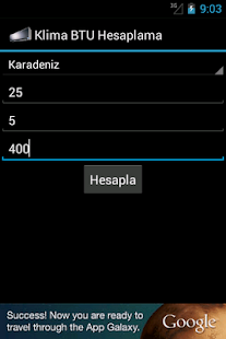 Free Download Klima BTU Hesaplama APK for PC