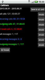 Download Call statistics APK for Android