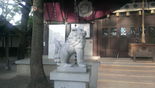 弓削神社狛犬