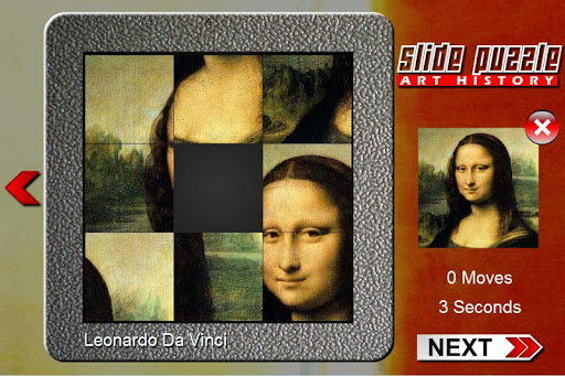 Slide Puzzle Art History