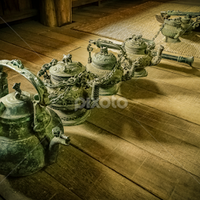 Antique Kettles by Muhd Shahjeehan - Artistic Objects Antiques