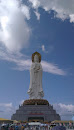 White Color Statue With Gold Bottom