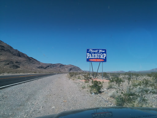 Thank You for Visiting Pahrump Exit Sign