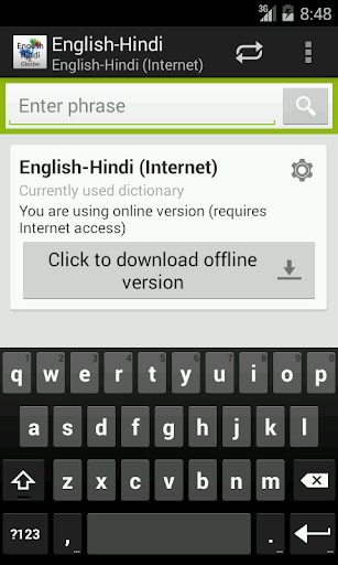 English-Hindi Dictionary