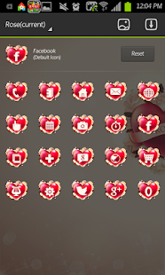 Rose go launcher theme Screenshots 3