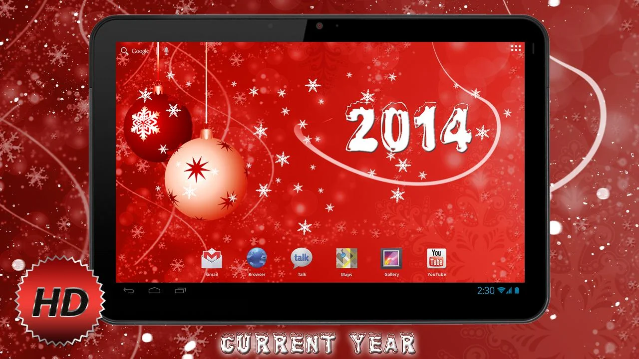 Живые обои Новый год Pro HD на Андроид