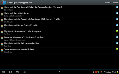 Free books to download & read - screenshot thumbnail