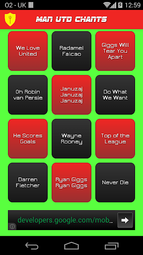 Man Utd Chant Soundboard