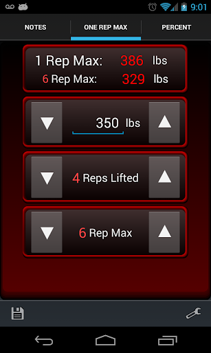 1 Rep Max ★ Ad Free Calculator