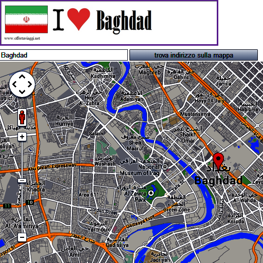 Baghdad map