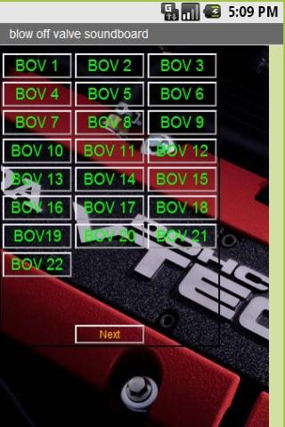 Android application Blow Off Valve Soundboard Pro screenshort