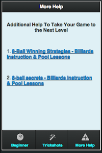 POOL BILLIARDS FOR BEGINNERS Screenshots 3