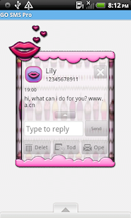 Free CupCakeQT GO SMS THEME APK