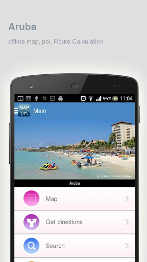 Aruba Map offline
