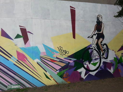 Cyclist Mural