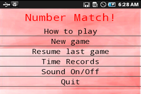 Number Match Screenshots 0