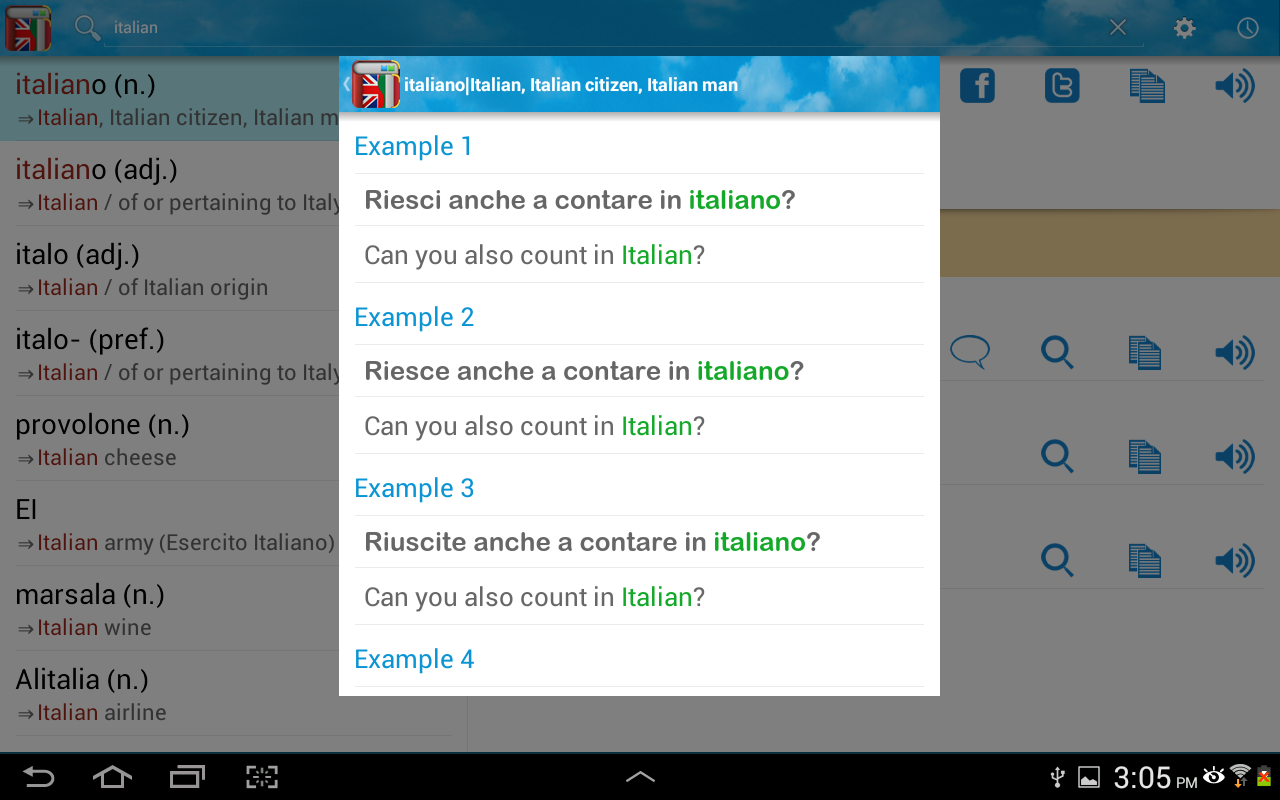 Italian English Dictionary Android Apps on Google Play