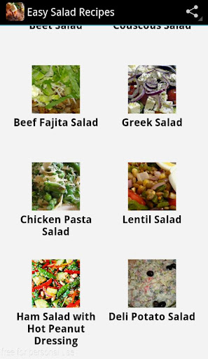 Easy Salade Recipes