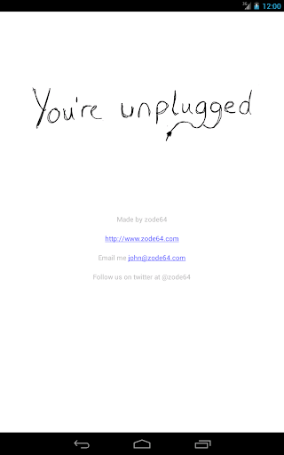 【免費生活App】You're unplugged-APP點子