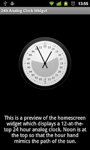 Free 24h Analog Clock Widget APK for PC