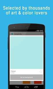 1 Color background: Simplicity Screenshots 1