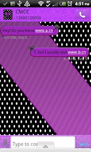 How to get GO SMS THEME/PurplePolkaDots lastet apk for bluestacks
