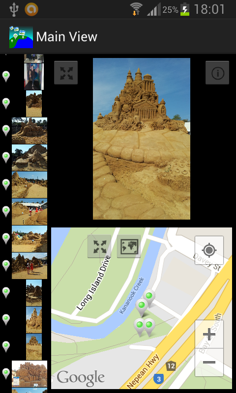 Android application Photo GPS Full screenshort