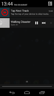 Tap Next Track: Music skipping Screenshots 1
