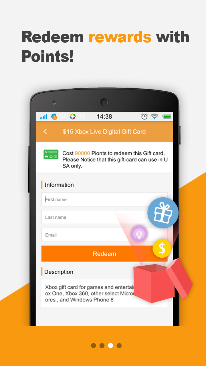 DineroTree - Free Gift Cards Screen 3