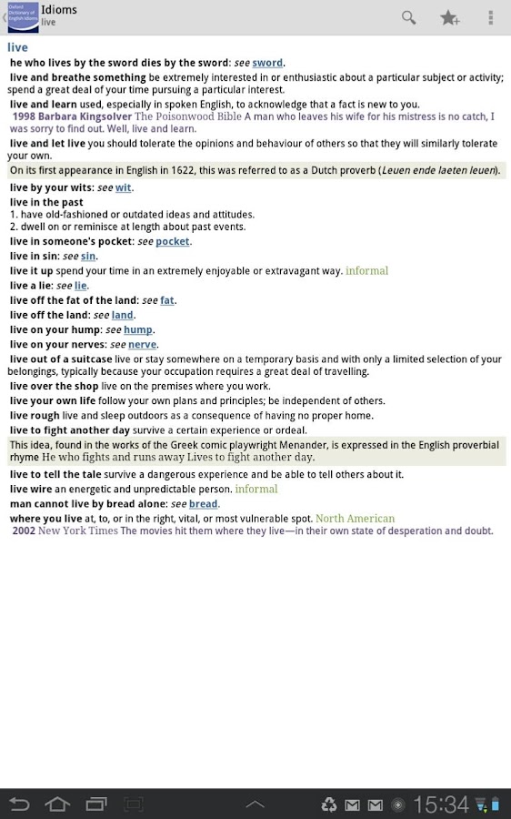 Oxford Dictionary of Idioms TR Android Apps on Google Play