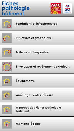 Fiches pathologie bâtiment