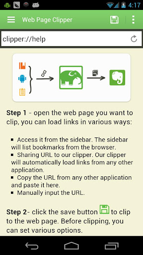 Web Page Clipper for Evernote