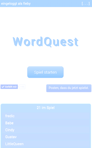WordQuest - Wortsuche