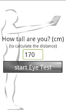 Eye test eye examination