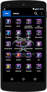 How to download Duxter Quad Purple Icon Pack patch 1.0 apk for android