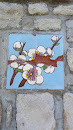 Flower tile art