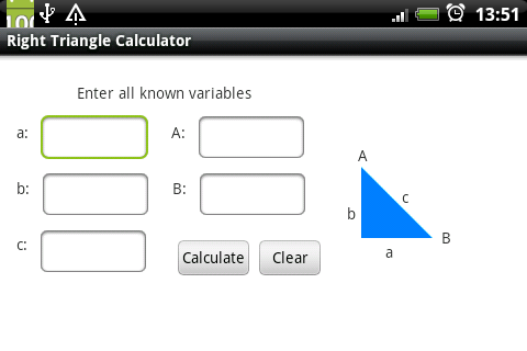 【免費工具App】Right Triangle Calculator-APP點子